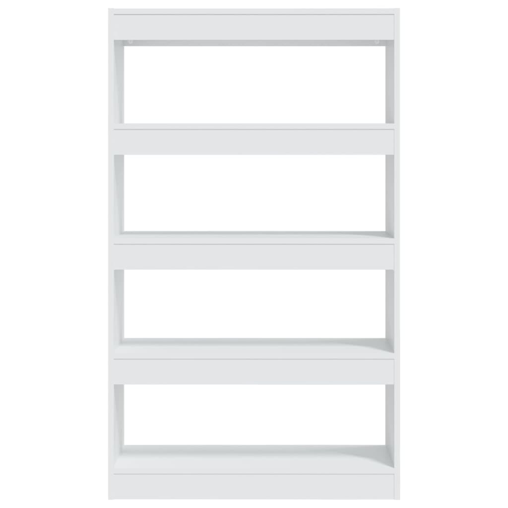 Boekenkast/Kamerscherm 80X30X135 Cm Spaanplaat Wit