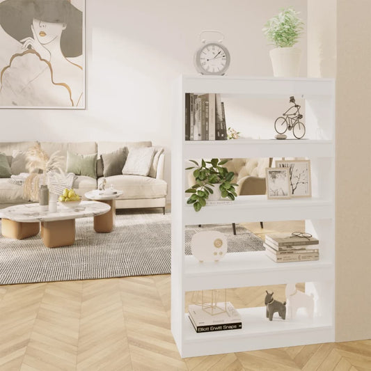 Boekenkast/Kamerscherm 80X30X135 Cm Spaanplaat Wit