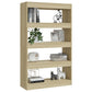 Boekenkast/Kamerscherm 80X30X135 Cm Spaanplaat Sonoma Eiken
