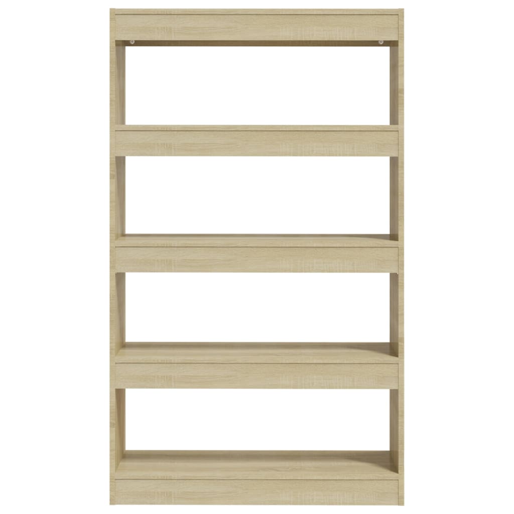 Boekenkast/Kamerscherm 80X30X135 Cm Spaanplaat Sonoma Eiken