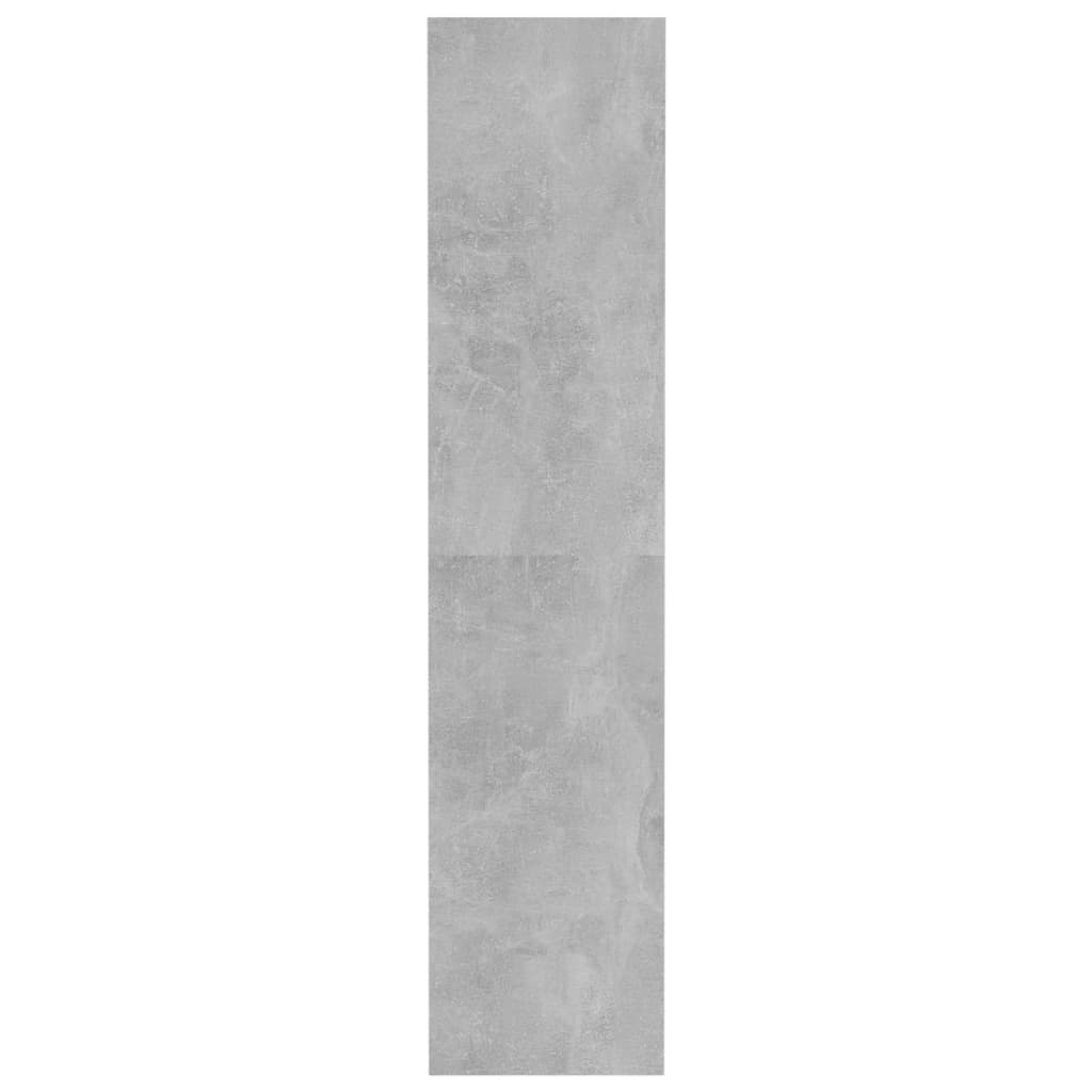 Boekenkast/Kamerscherm 80X30X135 Cm Spaanplaat Betongrijs