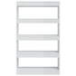 Boekenkast/Kamerscherm 80X30X135 Cm Spaanplaat Hoogglans Wit