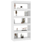 Boekenkast/Kamerscherm 80X30X166 Cm Spaanplaat Wit