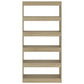 Boekenkast/Kamerscherm 80X30X166 Cm Spaanplaat Sonoma Eiken