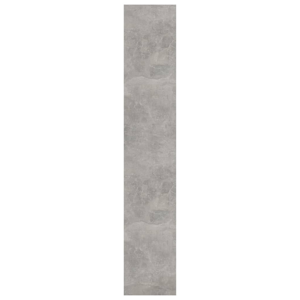 Boekenkast/Kamerscherm 80X30X166 Cm Spaanplaat Betongrijs