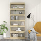 Boekenkast/Kamerscherm 80X30X198 Cm Spaanplaat Sonoma Eiken