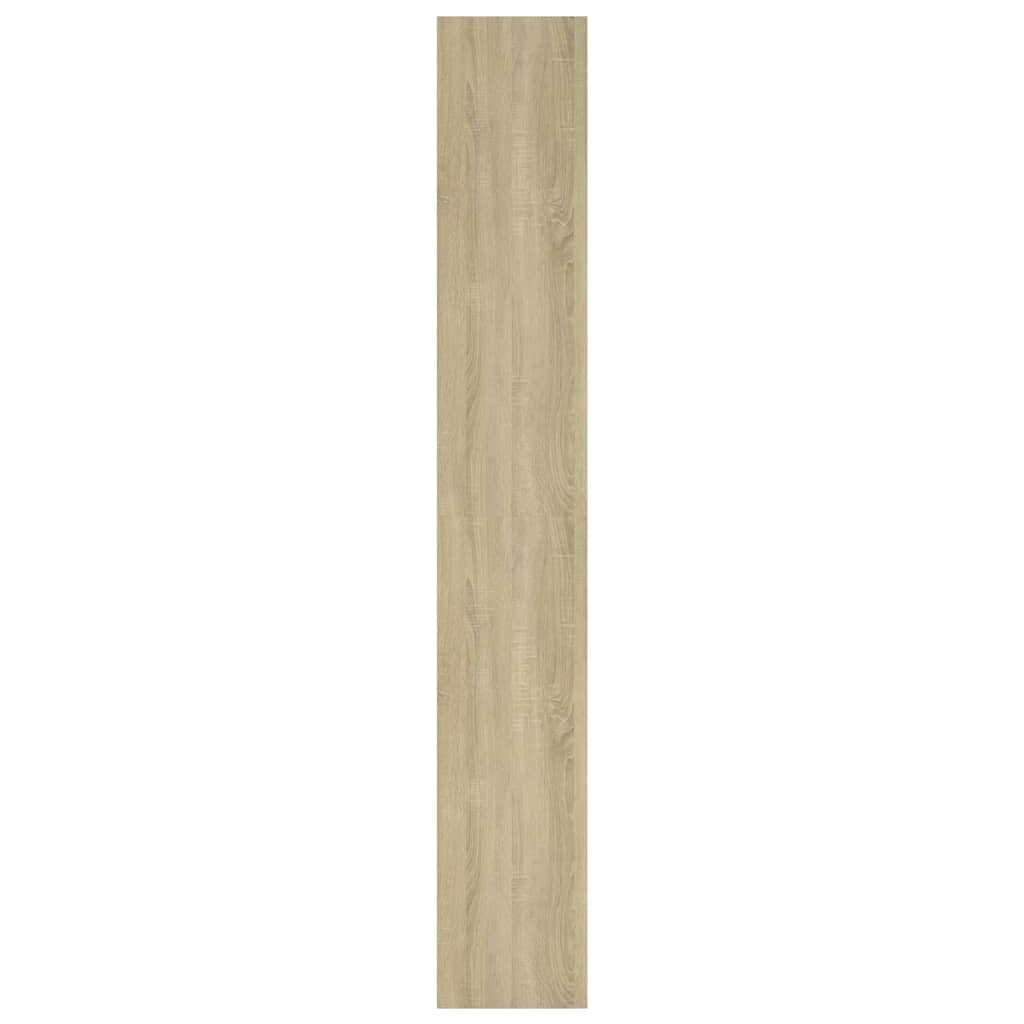 Boekenkast/Kamerscherm 80X30X198 Cm Spaanplaat Sonoma Eiken
