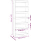 Boekenkast/Kamerscherm 80X30X198 Cm Spaanplaat Sonoma Eiken