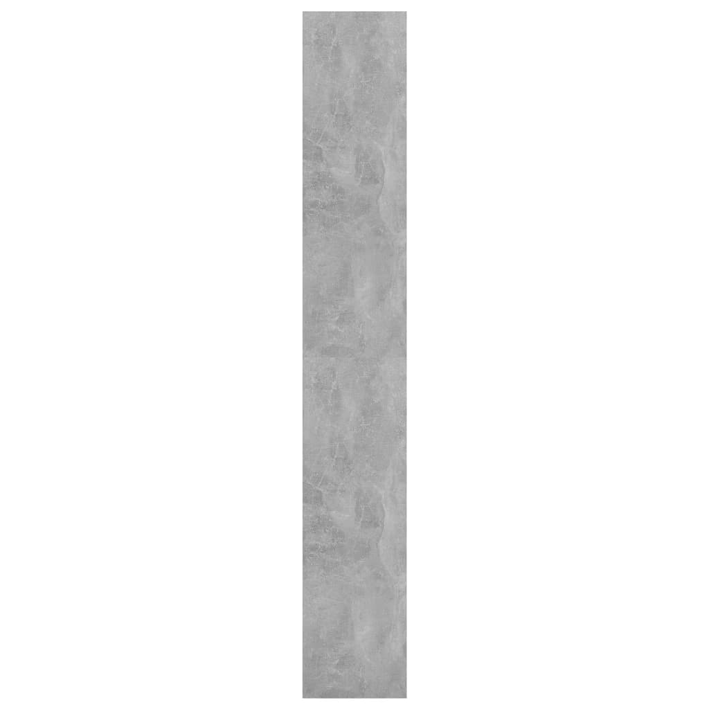 Boekenkast/Kamerscherm 80X30X198 Cm Spaanplaat Betongrijs