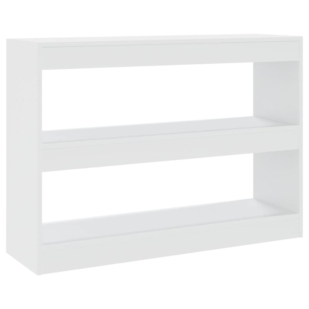 Boekenkast/Kamerscherm 100X30X72 Cm Wit