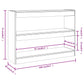 Boekenkast/Kamerscherm 100X30X72 Cm Wit