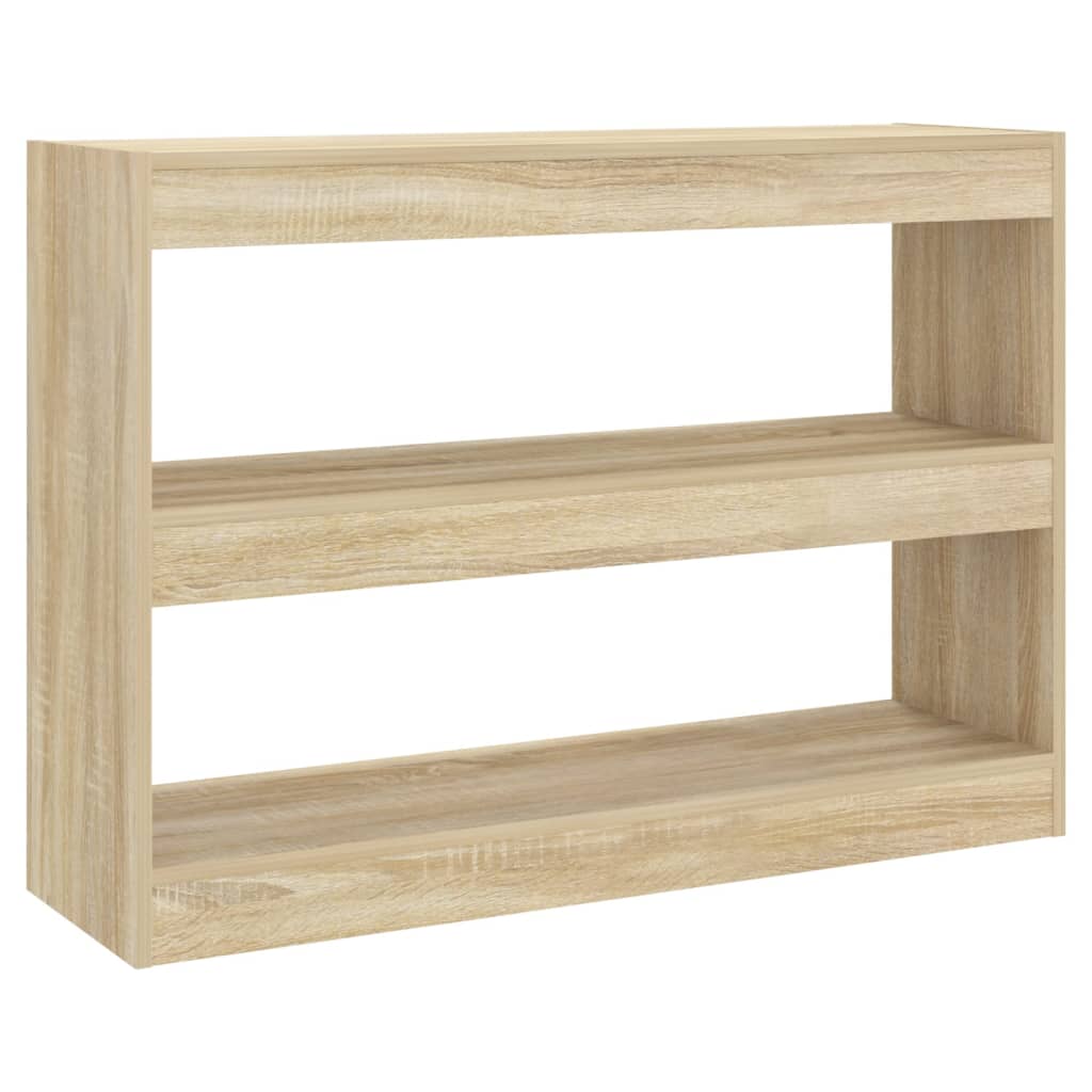 Boekenkast/Kamerscherm 100X30X72 Cm Sonoma Eikenkleurig