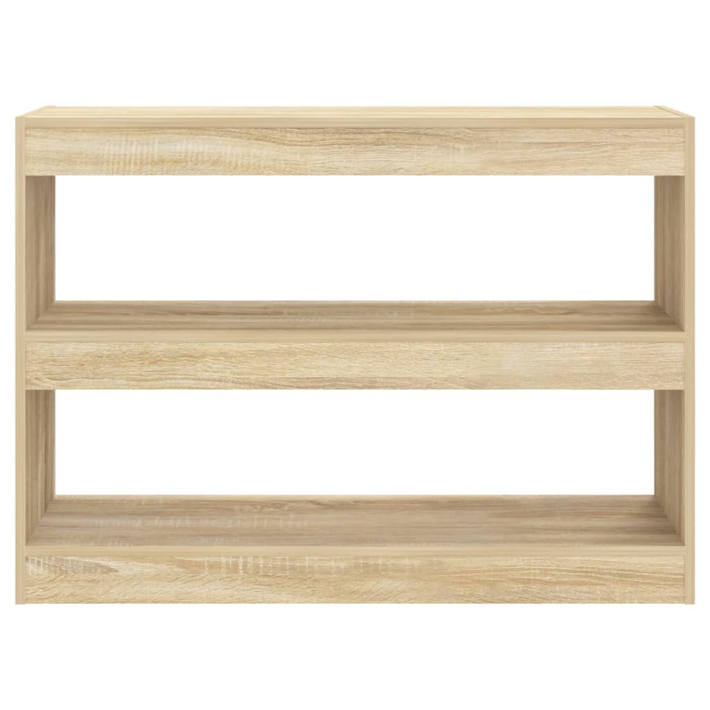 Boekenkast/Kamerscherm 100X30X72 Cm Sonoma Eikenkleurig