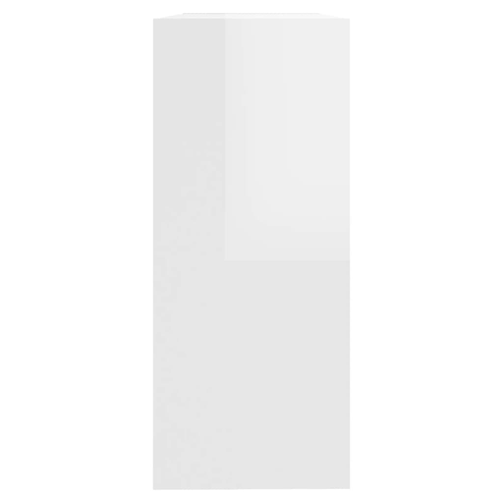 Boekenkast/Kamerscherm 100X30X72 Cm Hoogglans Wit