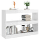 Boekenkast/Kamerscherm 100X30X72 Cm Hoogglans Wit