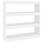 Boekenkast/Kamerscherm 100X30X103 Cm Wit