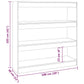 Boekenkast/Kamerscherm 100X30X103 Cm Sonoma Eikenkleurig