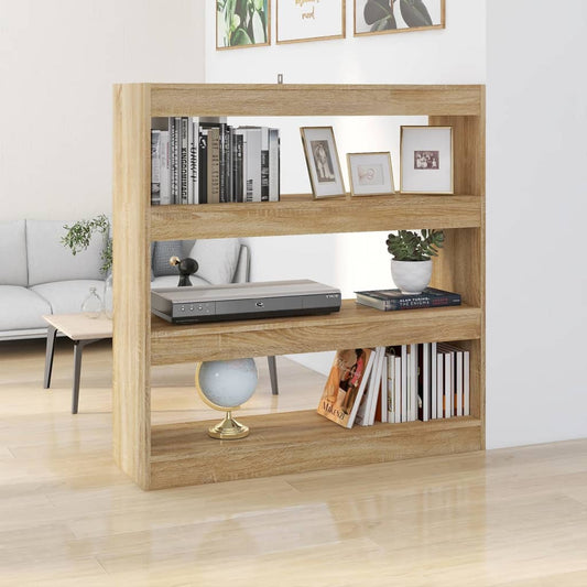 Boekenkast/Kamerscherm 100X30X103 Cm Sonoma Eikenkleurig