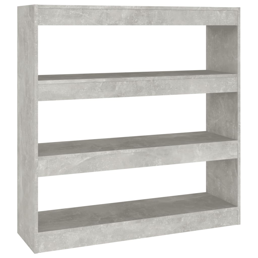 Boekenkast/Kamerscherm 100X30X103 Cm Betongrijs