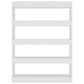Boekenkast/Kamerscherm 100X30X135 Wit