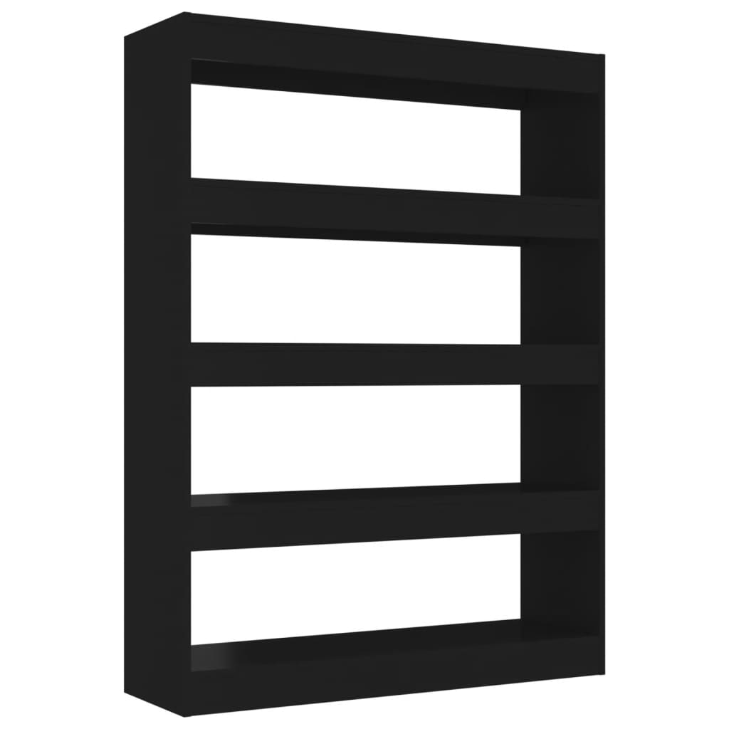 Boekenkast/Kamerscherm 100X30X135 Cm Zwart