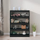 Boekenkast/Kamerscherm 100X30X135 Cm Zwart