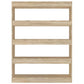 Boekenkast/Kamerscherm 100X30X135 Cm Sonoma Eikenkleurig