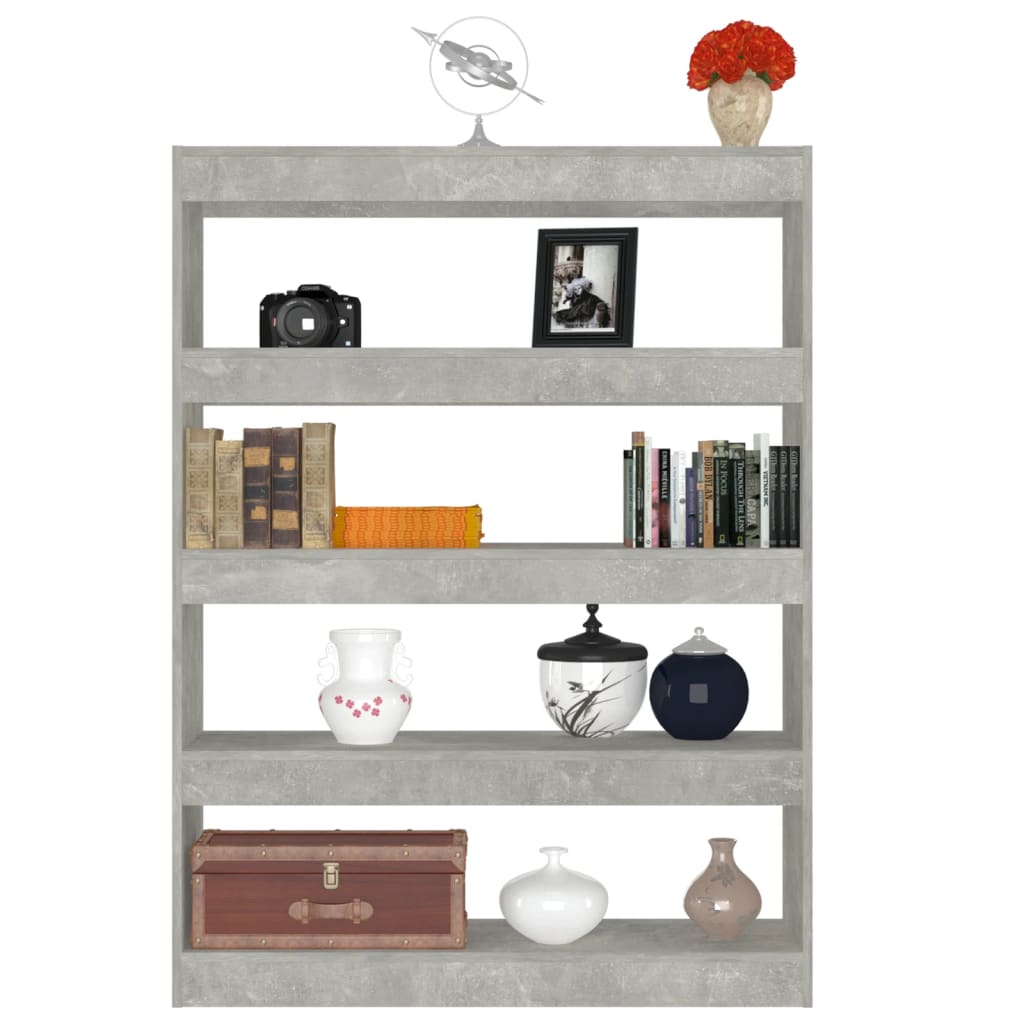 Boekenkast/Kamerscherm 100X30X135 Cm Betongrijs