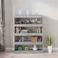 Boekenkast/Kamerscherm 100X30X135 Cm Betongrijs