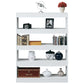 Boekenkast/Kamerscherm 100X30X135 Cm Hoogglans Wit