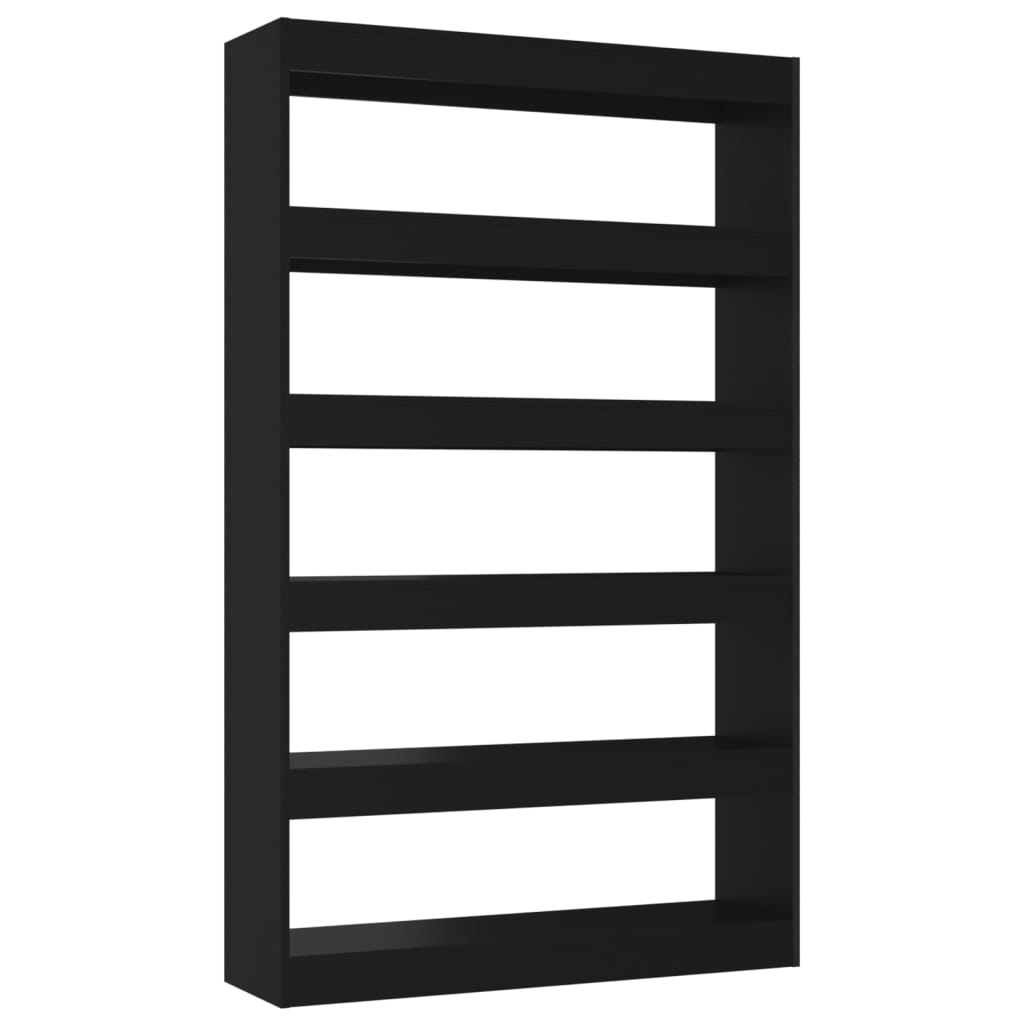 Boekenkast/Kamerscherm 100X30X166 Cm Zwart