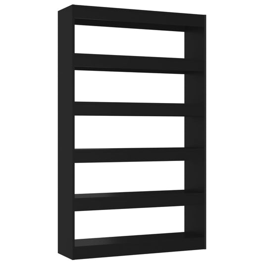 Boekenkast/Kamerscherm 100X30X166 Cm Zwart