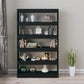 Boekenkast/Kamerscherm 100X30X166 Cm Zwart