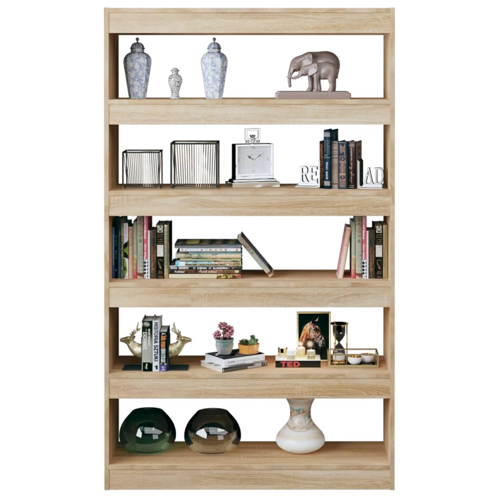 Boekenkast/Kamerscherm 100X30X166 Cm Sonoma Eikenkleurig