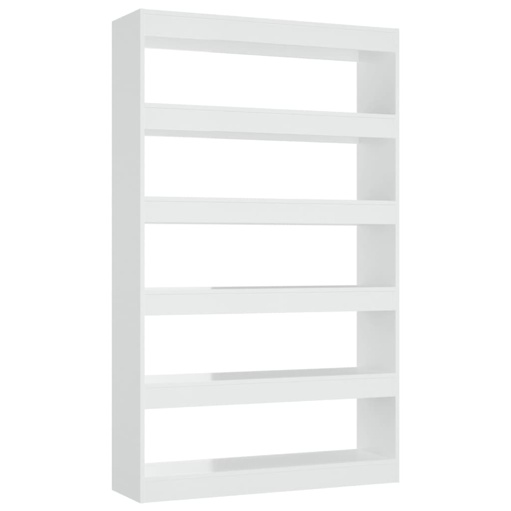 Boekenkast/Kamerscherm 100X30X166 Cm Hoogglans Wit