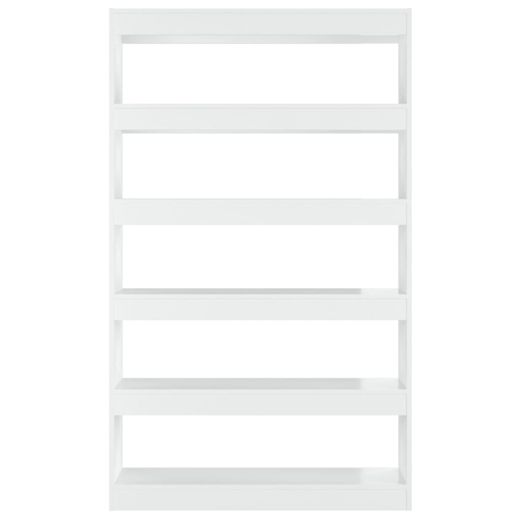 Boekenkast/Kamerscherm 100X30X166 Cm Hoogglans Wit