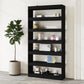 Boekenkast/Kamerscherm 100X30X198 Cm Bewerkt Hout Zwart