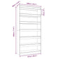 Boekenkast/Kamerscherm 100X30X198 Cm Bewerkt Hout Sonoma Eiken