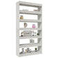Boekenkast/Kamerscherm 100X30X198 Cm Bewerkt Hout Betongrijs