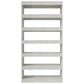 Boekenkast/Kamerscherm 100X30X198 Cm Bewerkt Hout Betongrijs