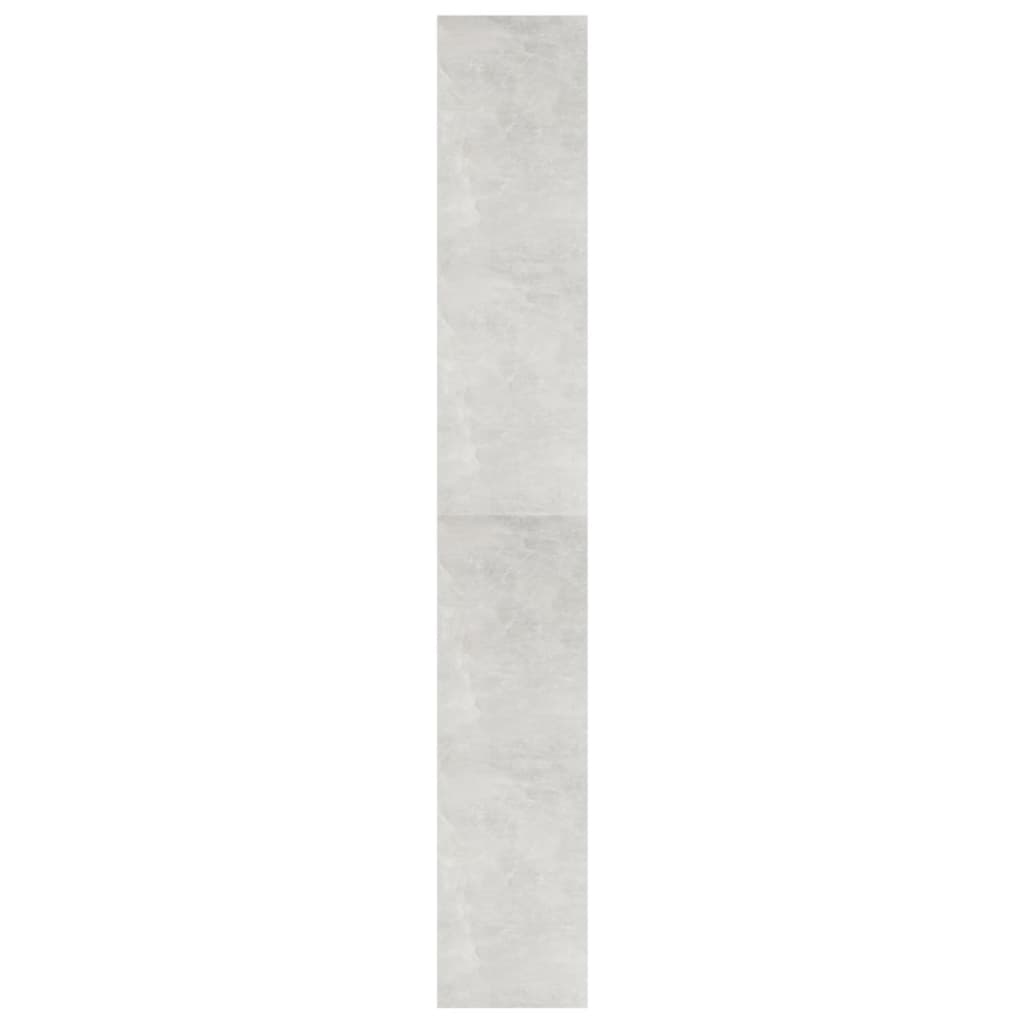 Boekenkast/Kamerscherm 100X30X198 Cm Bewerkt Hout Betongrijs