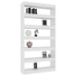 Boekenkast/Kamerscherm 100X30X198 Cm Bewerkt Hout Hoogglans Wit