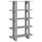 Boekenkast/Kamerscherm 100X30X160 Cm Grijs Sonoma Eikenkleurig