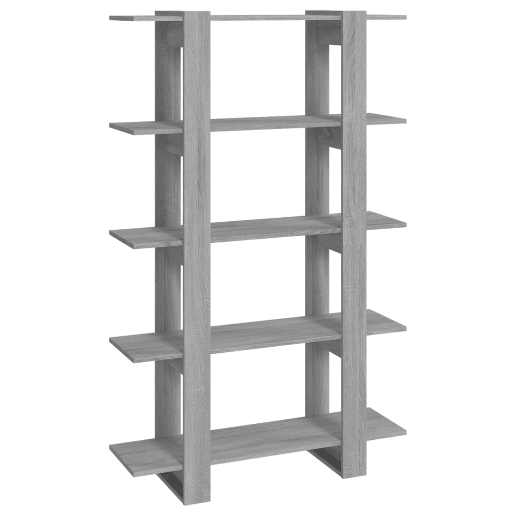 Boekenkast/Kamerscherm 100X30X160 Cm Grijs Sonoma Eikenkleurig