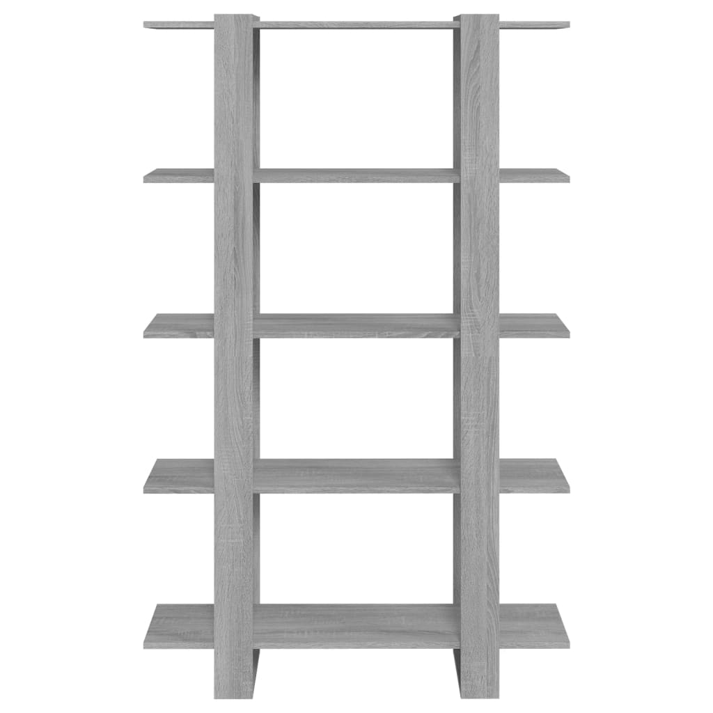 Boekenkast/Kamerscherm 100X30X160 Cm Grijs Sonoma Eikenkleurig