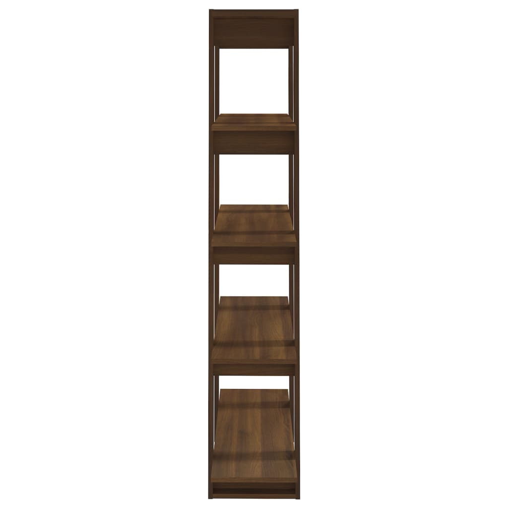 Boekenkast/Kamerscherm 100X30X160 Cm Bruineikenkleurig
