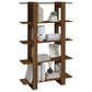Boekenkast/Kamerscherm 100X30X160 Cm Bruineikenkleurig