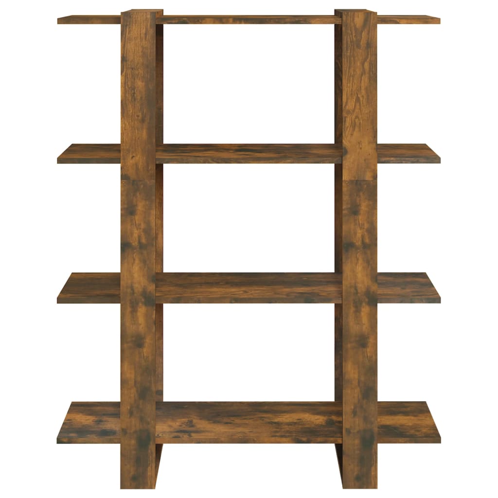 Boekenkast/Kamerscherm 100X30X123,5 Cm Gerookt Eikenkleurig