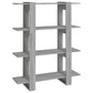 Boekenkast/Kamerscherm 100X30X123,5 Cm Grijs Sonoma Eiken