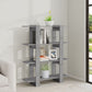 Boekenkast/Kamerscherm 100X30X123,5 Cm Grijs Sonoma Eiken